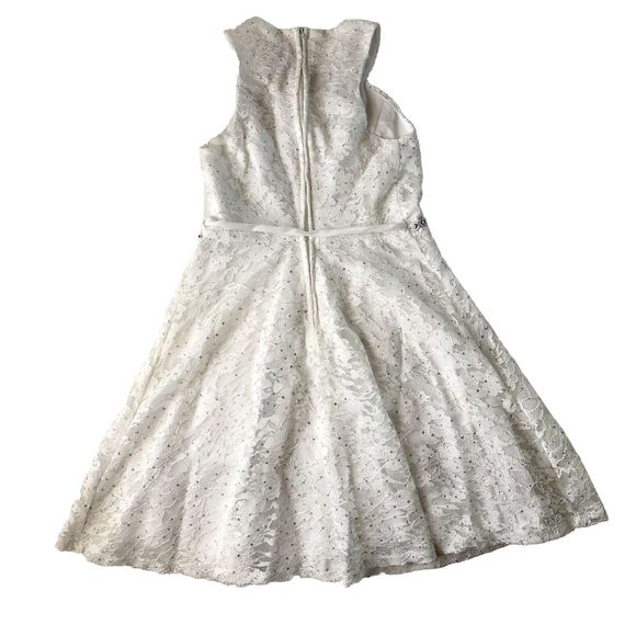 Speechless Kids Embellished Glitter Lace Bodice Dress Big Girls  Size 10 - Picture 2 of 12